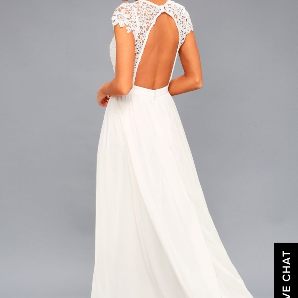 Lulus White Maxi Dress